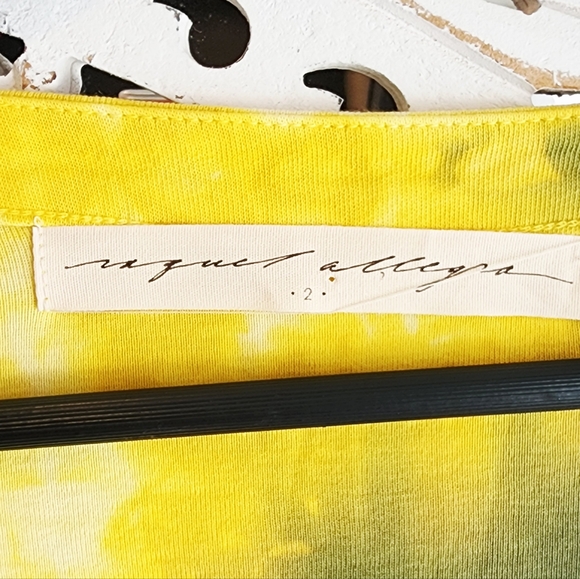 RAQUEL ALLEGRA TIE-DYE 3/4 SLEEVES V NECK FRONT BUTTON SZ MEDIUM NWOT - Picture 9 of 14